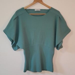 Zara Knit Green Sweater Top